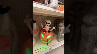 Target Halloween decor for 2024. Dancing skeleton with lights and sound.
