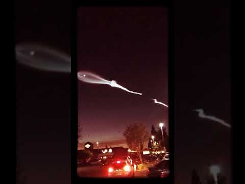 Rocket/Fallen Angel/UFO over Los Angeles “NORWALK CA”