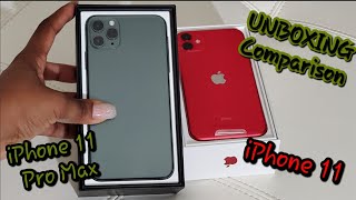 #AndroidUser​  🌺 iPhone 11 Pro Max 🌺 Unboxing & Comparison With iPhone 11 🌺 I Have Both 🌺