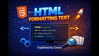 HTML Text Formatting Explained | Bold, Italic, Underline & More