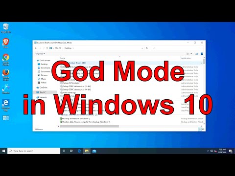 God Mode in Windows 10 [KompAddicted]