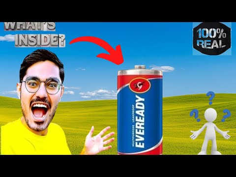 WHAT IS INSIDE PENCIL BATTERY 🔋||what is inside battery||cut open battery||part -1||part -2 coming 