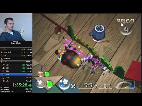 Pikmin 2 - Pay Off Debt (Any%) Speedrun in 1:40:57 [feat. Yellow Wollywog]