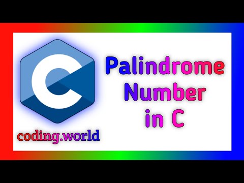 How to check palindrome number in #palindromenumber #C