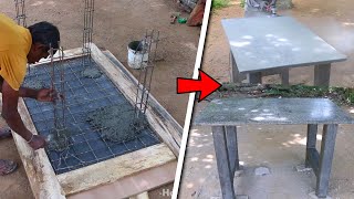 How to make Table using cement | DIY