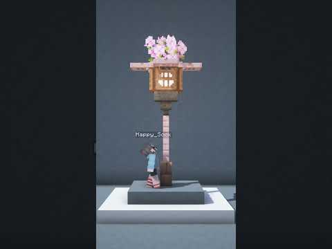 New Minecraft 1.20 Lamp Post Designs! #shorts