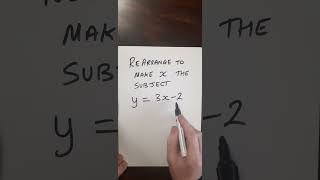 #rearrange #algebra #mathematicseducation #mathematicslesson #algebratutorial #maths #algebratricks