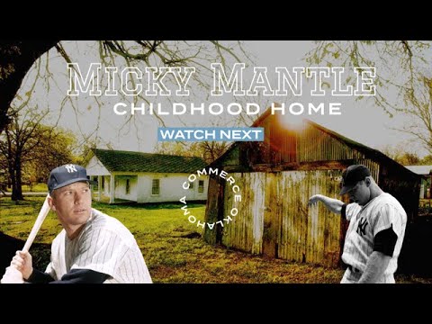 MICKY MANTLE CHILDHOOD HOME- COMMERCE, OKLAHOMA #kitfox #taildraggers