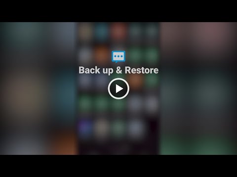 How to back up and restore messages