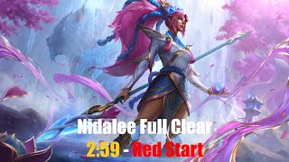 Nidalee Full Clear - 2:59 Red Start World Record - Patch 25.24