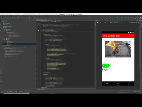 Android Studio change top bar color