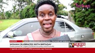 Woman celebrates 100th birthday