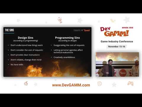 Ben Sharples and Steven Thornton(Sperasoft) - Design and Programming: the best of frenemies.