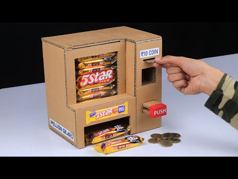 How to Make A Chocolate Vending Machine From Cardboard