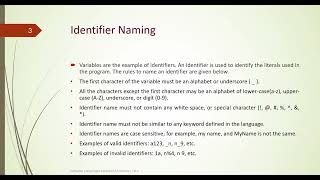 Data Science Full Course -Learn Data Science For Beginners l L8 Python Variables and Identifiers