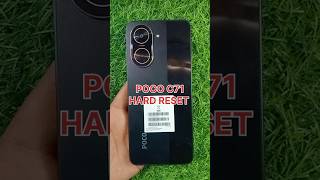 How To Unlock Screen Lock From POCO C71 ⚡ How To Hard Reset POCO Mobile 🔥🔥 #shorts #viral #pococ71