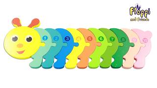 Learn Numbers and Colors with The Hungry Little Caterpillar and Floppi | Learn the Days of the Week