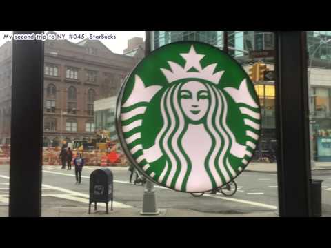 ニューヨークのスターバックス starbacks in usa NewYork.