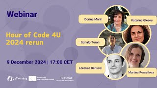 Webinar on hour of code 4U 2024 rerun