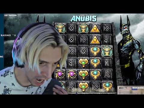 XQC SPINS INTO HAND OF ANUBIS MEGA BONUS