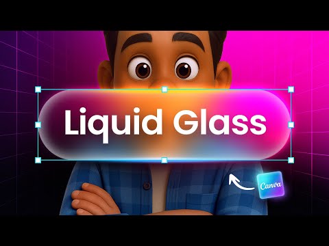 Liquid Glass Effect in Canva (Eye-Catching & Easy!)