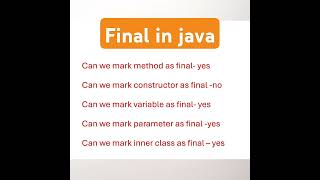Top Core Java Interview Questions || Core Java Interview Questions and Answers [MOST ASKED]#shorts