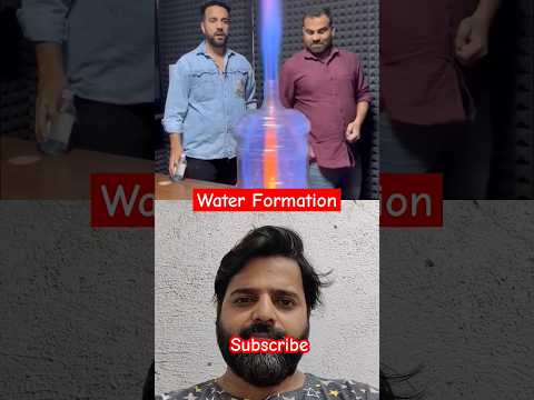 Water Formation 🌊 #experiment #mrscience #science #mrscientist #funny #ashusir