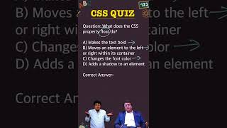 CSS float #css#cssinterview #cssquiz #programmingwithrakesh