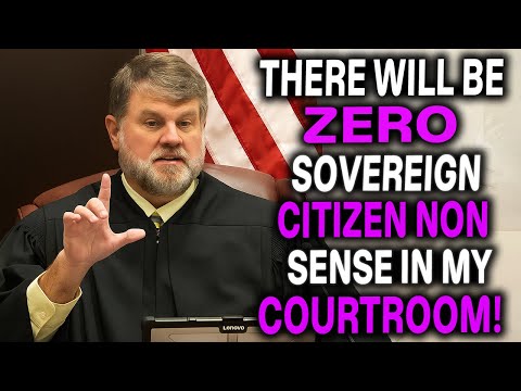 Sovereign Citizen Gets HUMBLED by Florida Judge in Courtroom Showdown!