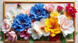 Blooming Colors of Peace | 4K Flower Artwork Collection | Silent Background
