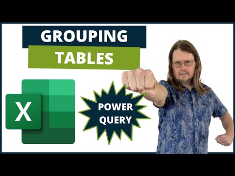Excel Power Query Tutorial - Grouping Tables of Data