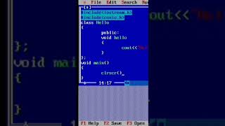 #shorts#youtubeshorts #learnc++#firstprogram #hello world#c++