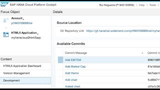 HTML5 Apps on SAP HANA Cloud Platform
