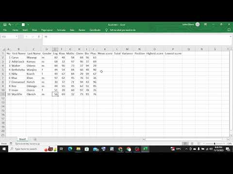 Basic excel functions (Average function, if function, max, min, rank, count, countif, countifs)