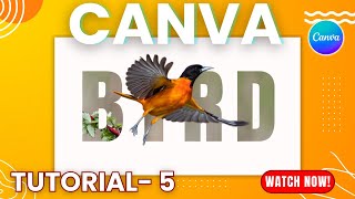 Canva Tutorial #5 | Image in text effect
