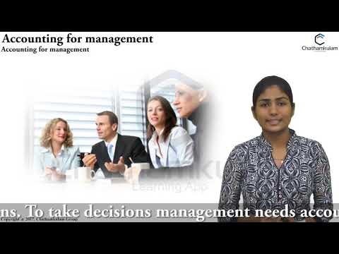 ACCOUNTING FOR MANAGEMENT