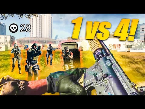 How to play SOLO VS QUADS in Warzone (Educational Commentary)