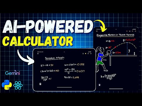 AI Powered Calculator App - IPad Math Notes Clone | Full Stack React Project