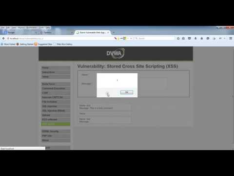DVWA Store Xss Low level
