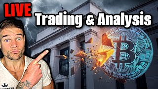 Live - BITCOIN! Trading! Fed credibility shock