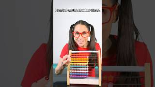 Learn Numbers for Kids | Count to three with an abacus #shorts #kidslearning