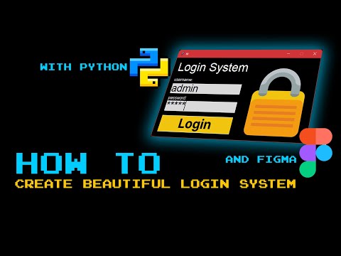 How to create nice looking login system with python/tkinter (and figma)