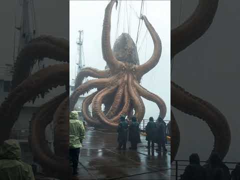 Giant Sea Monsters Caught by Fishermen! 🐙🎣#GiantSeaCreatures #FishingDiscoveries #OceanMysteries