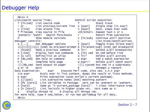 Perl Programming - Section 2