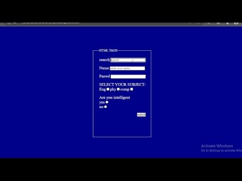 radio, checkbox, search, submit, name... #html #css #viral