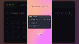 JavaScript Quiz: What’s the output of this tricky double equals 🤔 #coding #javascript #programming