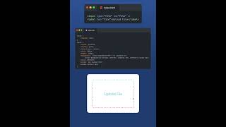 Custom File Upload in HTML & CSS
