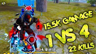 [B2K] FREE FIRE: AWM 1v4 - INSANE MIRACLE COMEBACK!