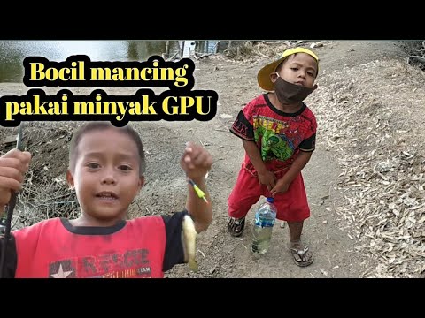 Bocah mancing lele Tiongkok|| pakai Essen minyak GPU || mirip Adit bocil bocah ngapak