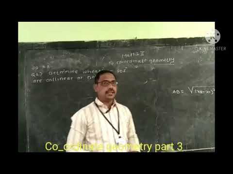 Co-ordinate geometry part 3